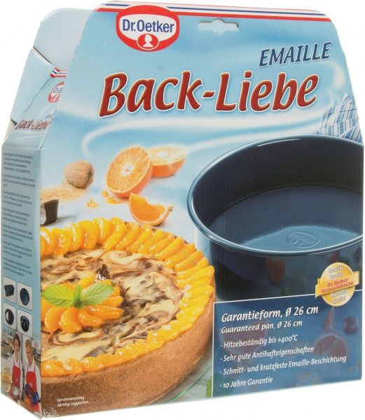 Форма для выпекания Back-Liebe Emaille 28 см 2363 Dr. Oetker