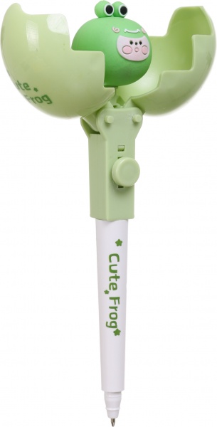 Ручка кулькова Жабеня кольорова в асортименті 