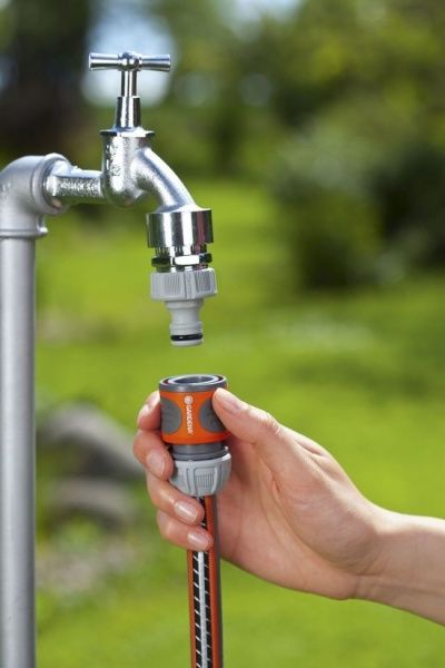 Набор Gardena для быстрого соединения шлангов 1/2