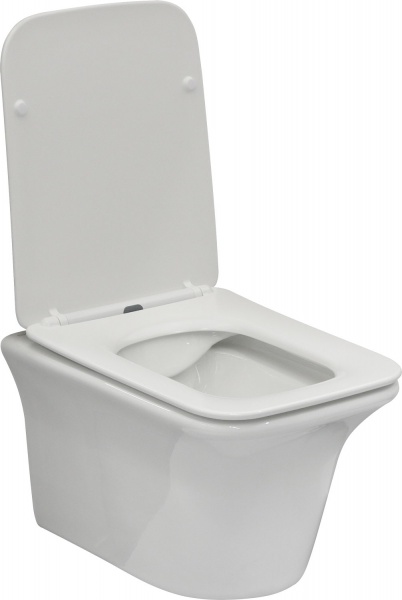 Унітаз підвісний logic new rimless з сидінням slim soft-close