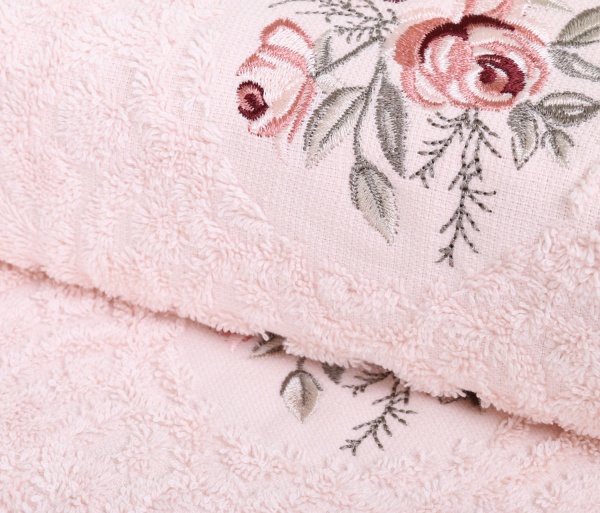 Набір рушників Stella 2 шт. абрикосовий Karna 