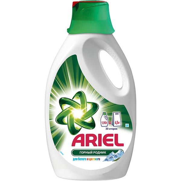 Гель для прання Ariel Гірське джерело 1.95 л