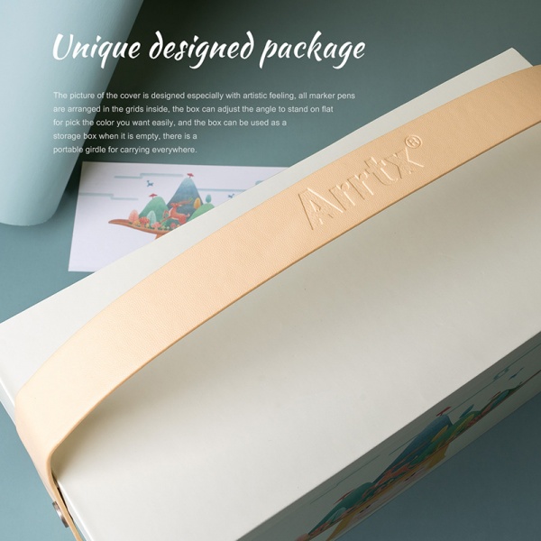 Набор спиртовых маркеров Arrtx Alp ASM-0290B 90 цветов LC302475 