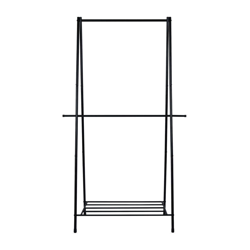 Вешалка для одежды 23170 с полкой для обуви 1050х465х1700 мм черный