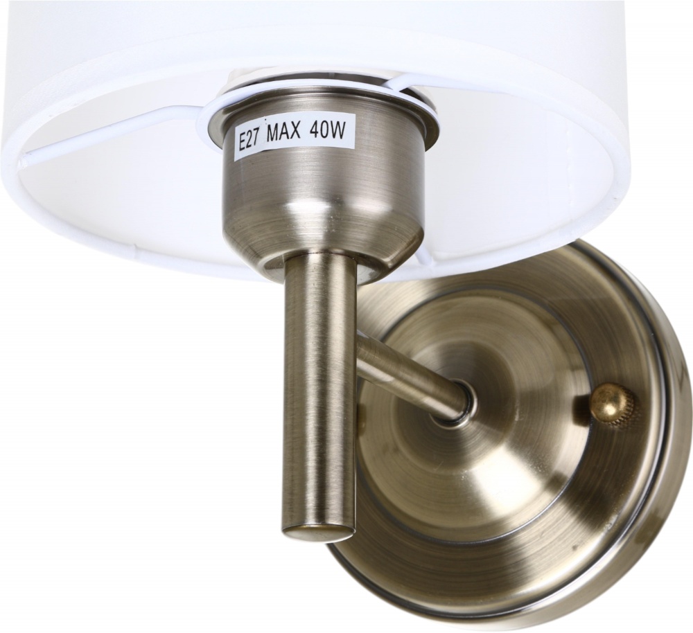 Бра Sensio Gras 1x40 Вт E27 бронза/белый LS-07236/1AW-E2740W