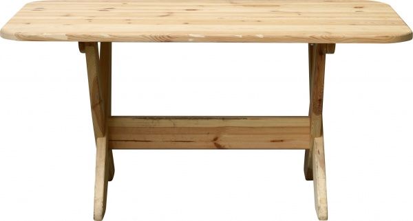 Стол DrevoLine Весна плюс 80x200 см дерево светлое 