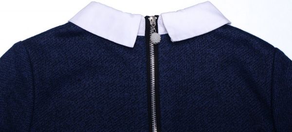 Платье Шпак р.34/ р.140 темно-синий 270 