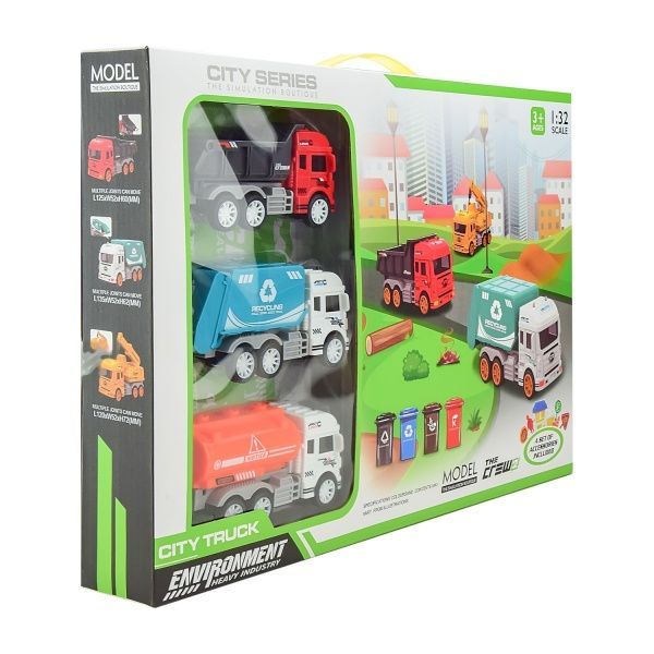 Игровой набор Паркинг и 3 машинки JW567-010