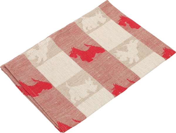 Рушник жакардовий Террі собаки 37x48 см різнокольоровий 