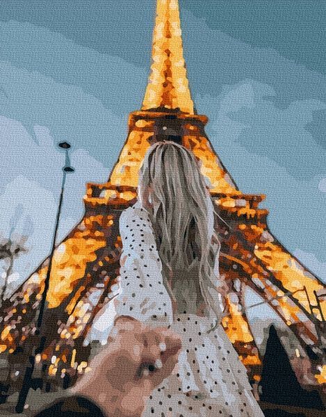 Картина по номерам Следуй за мной Париж bk_1019 BookOpt 