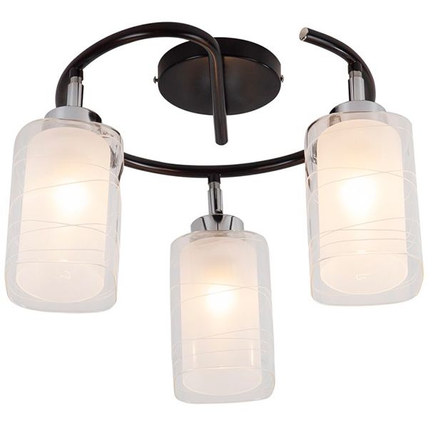 Люстра потолочная Victoria Lighting 3x60 Вт E27 черный Soka/PL3-S 