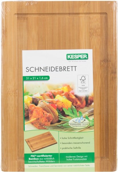 Дошка кухонна 31x21x1,6 см 58100 Kesper