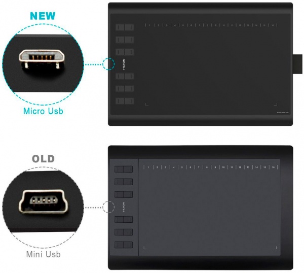 Планшет графічний Huion 1060 Plus 