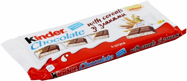 Шоколад Kinder Кантри со злаками 4х23,5 г (8000500167656) 