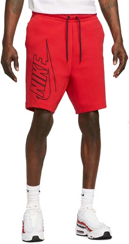 Шорты Nike TCH FLC GX SHORT DZ4472-657 р. 2XL красный