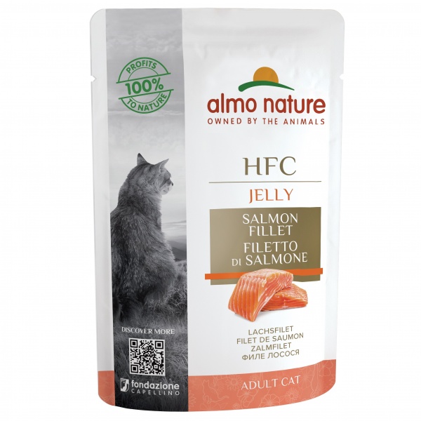 Консерва Almo Nature HFC Cat Jelly с лососем 55 г