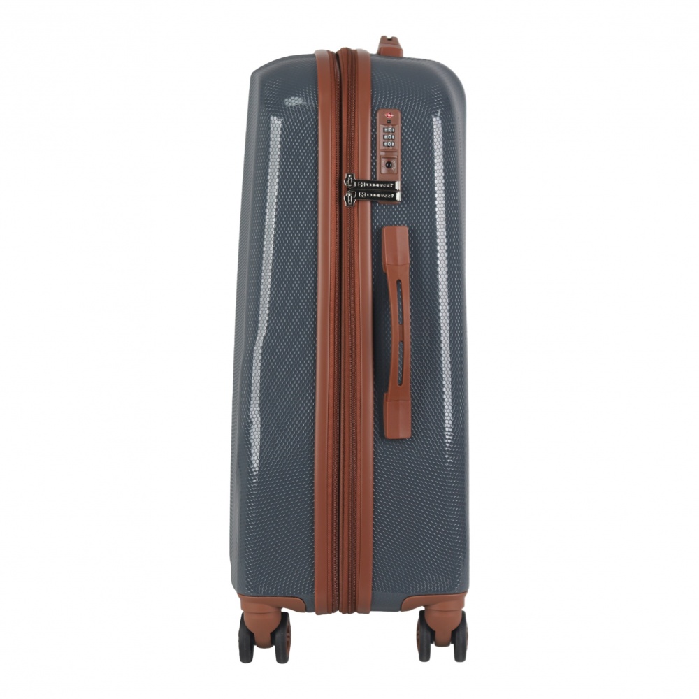 Чемодан Compass N1488 L темно-синий 32x52x79 см