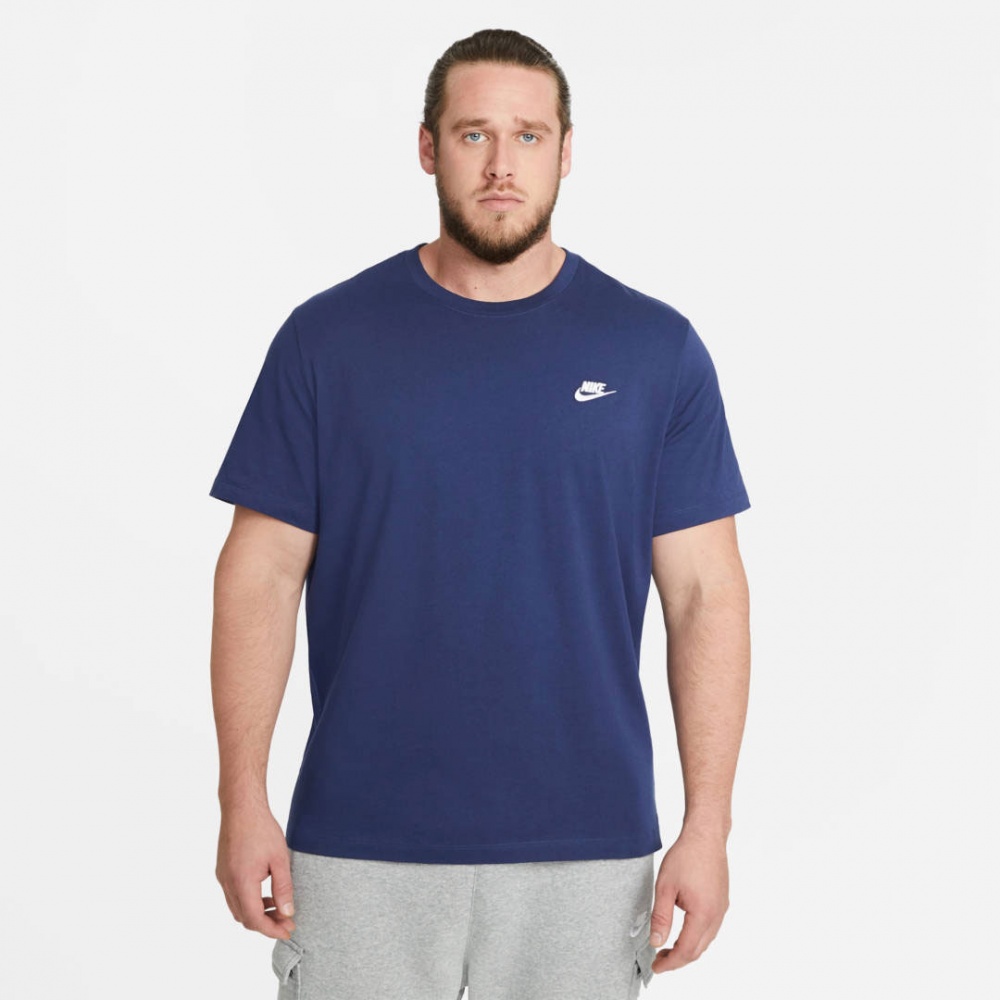 Футболка Nike M NSW CLUB TEE AR4997-410 р.XL синий