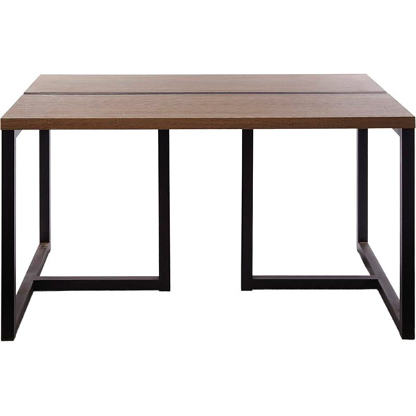 Стіл обідній Лугалпроф СК1 чорний/дуб сонома 