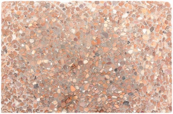 Тротуарная плитка АртБетон Прямоугольник декорированная галькой 60х40х5 см