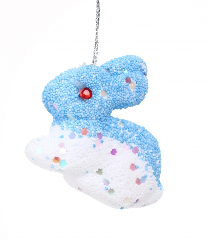 Украшение Зайка пасхальная 6х6,5 см SD11-1264 в ассортименте