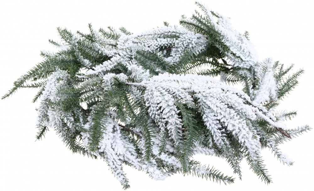 Гірлянда декоративна густа хвойна засніжена HS24056T2 1,8 м
