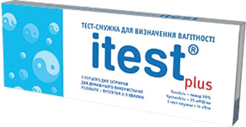 Тест-смужка Atlas Link на визначення вагітності ITEST Plus 1 шт.