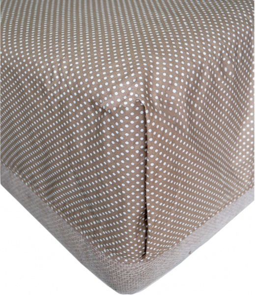 Простирадло Горох 145x215 см коричневий Прованс 