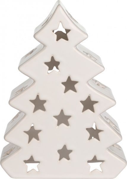 Подсвечник Елка 1402 белый Eterna