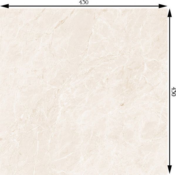 Плитка InterCerama FENIX бежева світла 93 021 43x43 