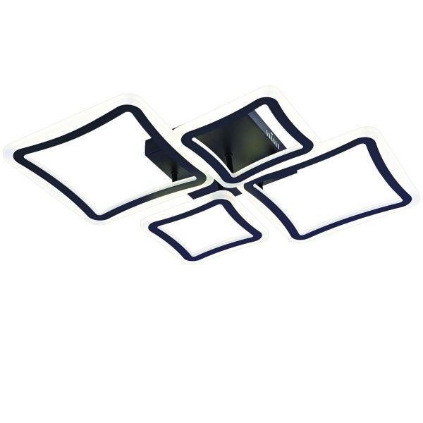 Люстра светодиодная Victoria Lighting Grano/PL4 112 Вт черный 