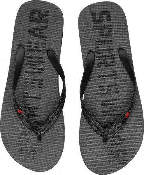 Вьетнамки 4F H4L21-KLM006-23S р. 43 темно-серый