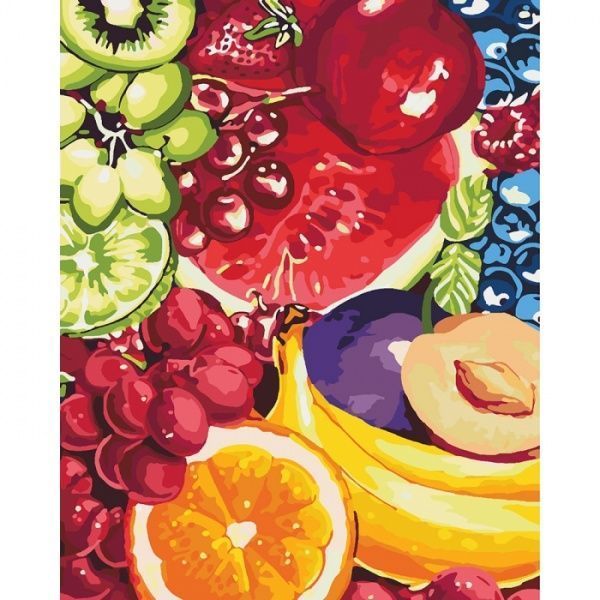 Картина за номерами Соковиті фрукти Ідейка 