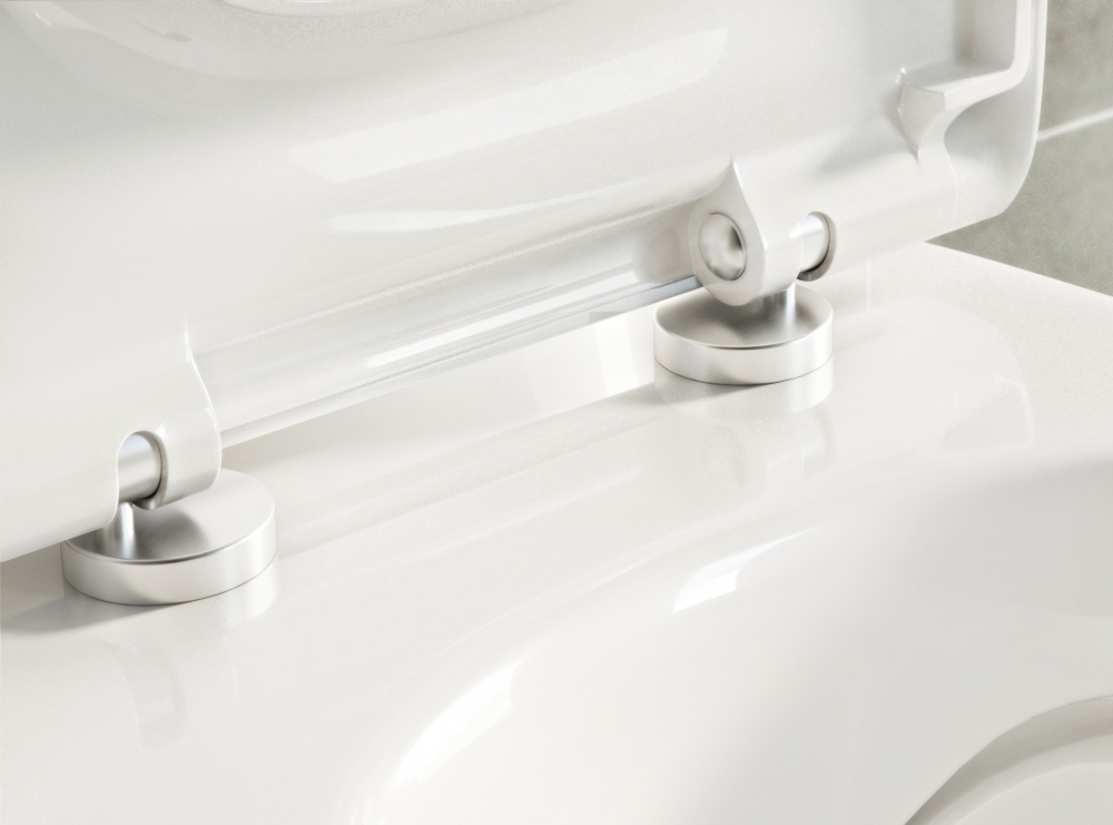 Сиденье для унитаза Cersanit Сидение для унитаза Cersanit Arteco дюропластовое с плавным закрыванием и функцией простого снятия.