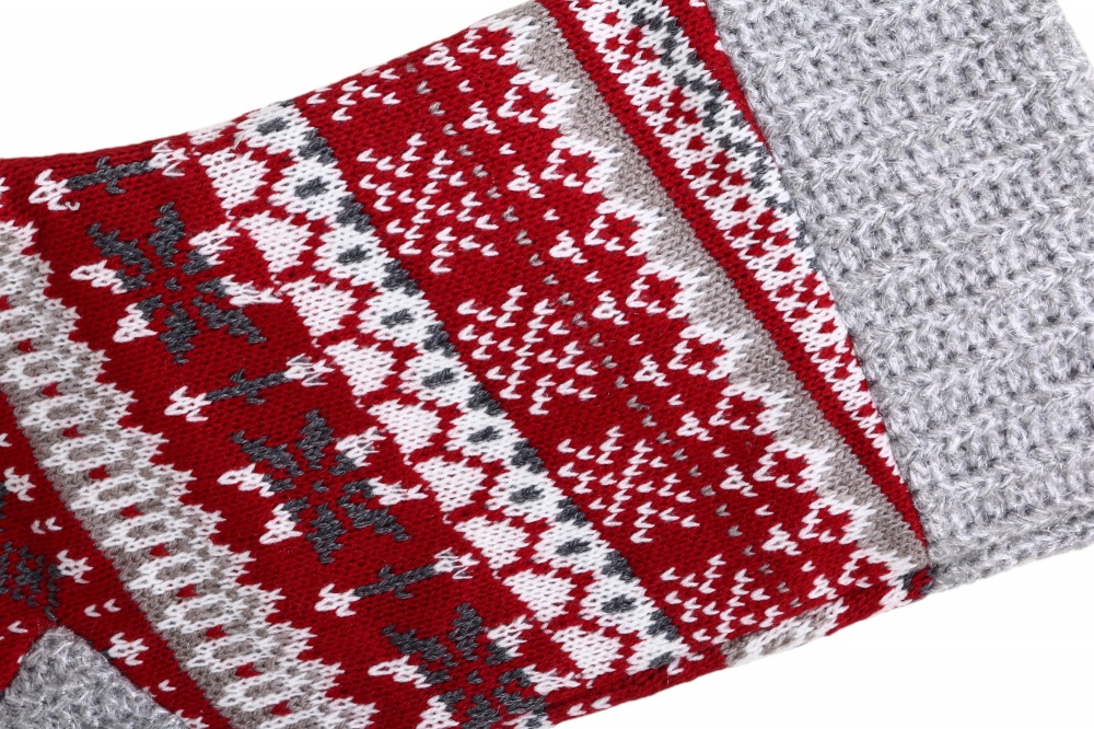 Декорация новогодняя Сапожек рождественский вязаный AH222169-1 41 см