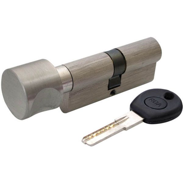 Цилиндр для дверей RDA 35/35 70 мм матовый никель