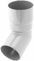 Коліно труби Bryza 90 мм білий 