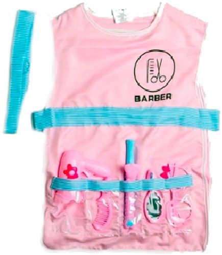 Костюм детский карнавальный Парикмахера с аксессуарами розовый 513061 