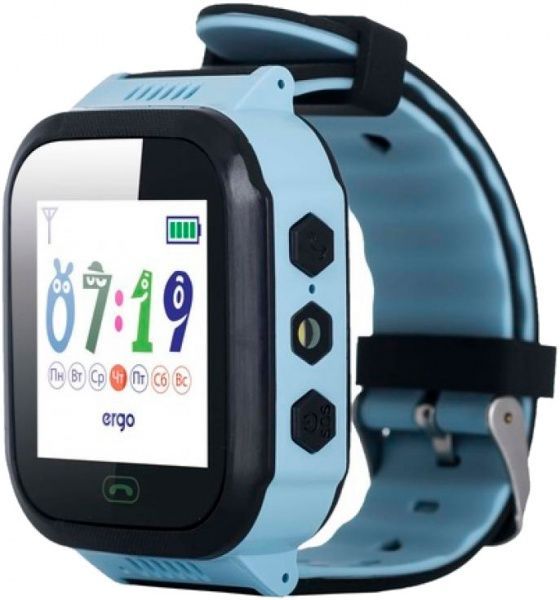 Смарт-годинник Ergo GPS Tracker Color J020 дитячий трекер blue (GPSJ020B)