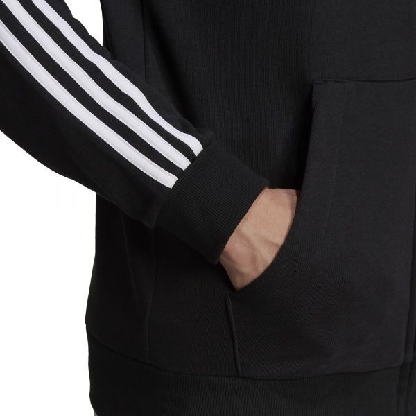 Джемпер Adidas M 3S FT FZ HD GK9032 р. L чорний