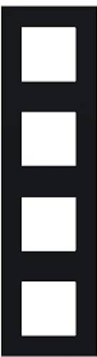 Рамка четырехместная Efapel Quadro универсальная черный матовый 45940 TPM