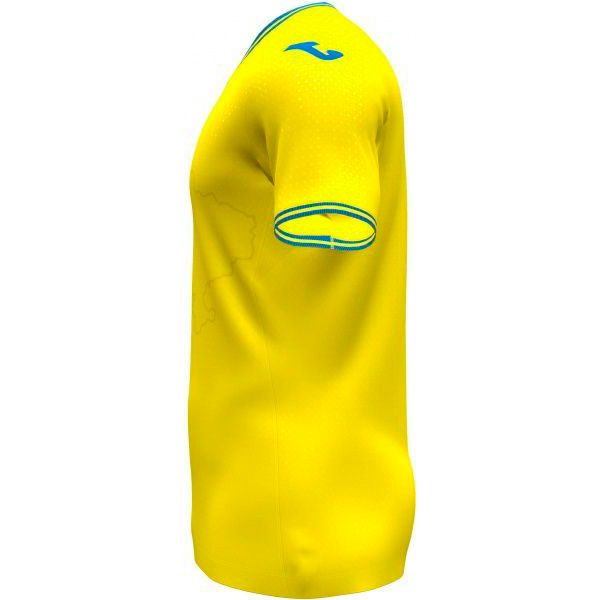 Футболка форми збірної України 2021 Joma FED. FUTBOL UCRANIA SHORT SLEEVE T-SHIRT AT102404A907 р. L жовтий