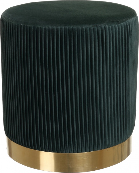 Пуф Мурсія з рельєфною смужкою 360х400 мм темно-зелений 