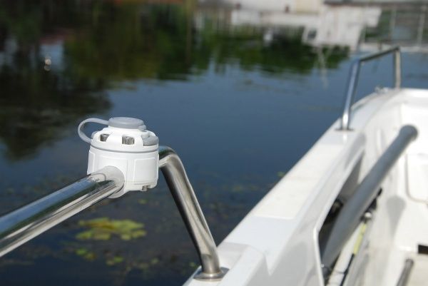 Замок Borika с монтажной площадкой на трубу d22/25 мм Fmr125 серый