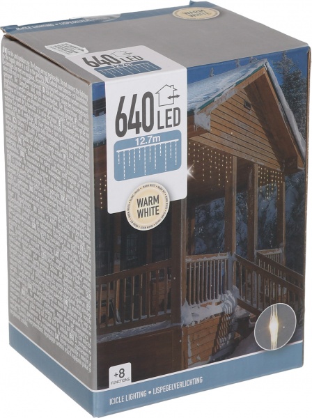 Електрогірлянда-штора AX9631680 світлодіодна (LED) 640 ламп 12,7 м 