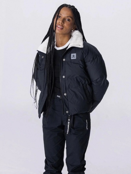 Куртка Converse CONVERSE ALL STAR WOMENS 10025204-001 р.S чорний