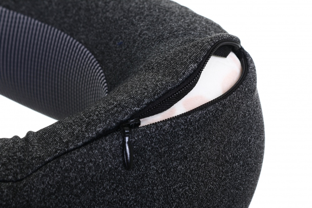 Подушка для подорожей Grace Luna 24x25 см сірий