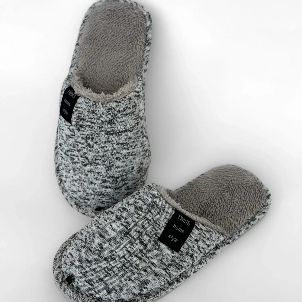 Тапки домашние Twins HS-OZ melange р.40/41 белый
