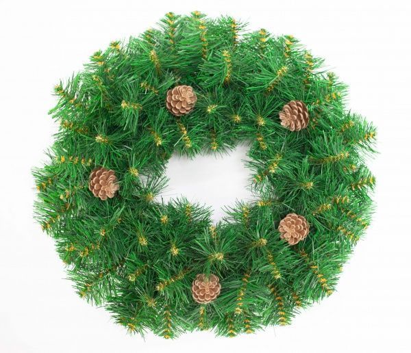 Венок новогодний d450 мм МВНШ-45/1 