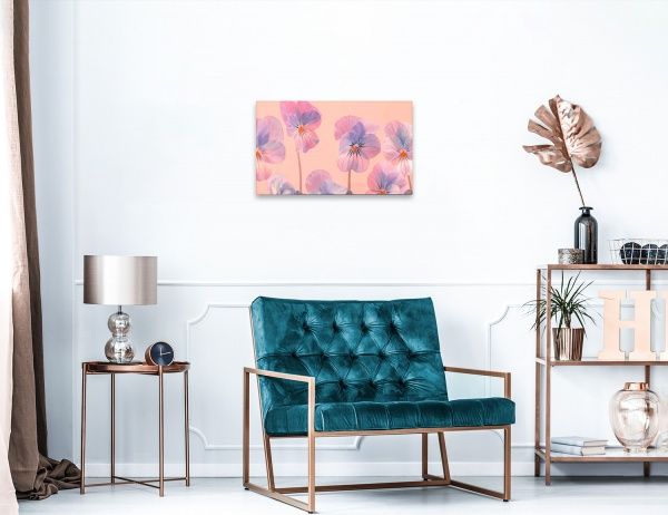 Репродукция AF Violets 018C05 28x50 см RozenfeldArt 